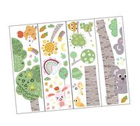 Toyvian Stickers Muraux Pour Toise Autocollants De Croissance Pour Garçon Fille Stickers De Dessins Pour Chambre Garçon Fille Mesure De Décorative
