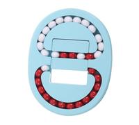 Toyvian Stress Rotatif avec Perles Glissantes Puzzle Sensoriel Tactile pour Adultes et Seniors Soulagement de Anxiété et Autisme Portable pour Détente à Bureau ou Voyage