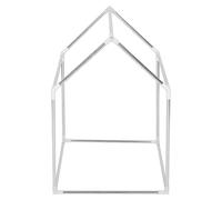 Toyvian Structure Métallique Résistante pour Poulailler et Niche Chien Grosse Taille 57X57X85 CM Enclos Extérieur Polyvalent pour Canards Poules et Petits Animaux de Jardin Montage