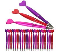 Toyvian Stylo à Bille de Cœur 48 Pièces en Abs, Design Romantique