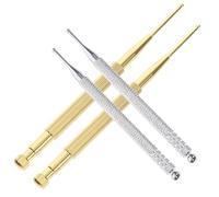 Toyvian Stylo et Auriculaire 4pcs Inoxydable Stimulateur en Acier Massage Repérage Précis D'acupuncture pour Points Oreille
