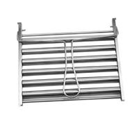 Toyvian Support à Saucisses Inoxydable pour Barbecue Râtelier De Grill pour Camping Et Jardin Outil Pratique pour Cuire Saucisses Maïs Et Jambon
