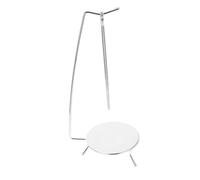 Toyvian Support Brochettes Barbecue INOX Suspendu avec Aiguilles Rack Grill Portable Acier Inoxydable pour Kebab Brochettes et Viandes Accessoire Polyvalent pour Camping et Barbecue Plein