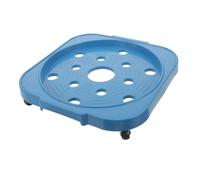 Toyvian Support de Bouteille Gaz Mobile Acier Inoxydable avec Plateau Amovible roulettes Robustes et Forte Capacité de Charge Rangement Cuisine Pratique pour Bonbonne Butane et Réchaud à