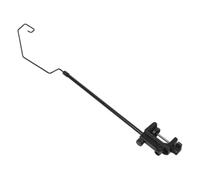 Toyvian Support de câble en fer avec pince à base élargie et rainure incurvée pour table à repasser et station de lavage - prévient les risques de trébuchement pour cordon de fer à vapeur