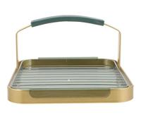 Toyvian Support de Couvercles de Casseroles et Planches à Découper Blanc, sans Perçage, Multi-Usage pour Rangement Cuisine, Modèle Compact pour Plan de Travail et Couleur Aléatoire