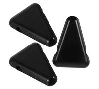 Toyvian Support de diapason en silicone 3 pièces : support triangulaire absorbant les chocs pour une protection optimale - Bloc de support de diapason sécurisé
