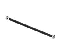 Toyvian Support de Lampadaire Extérieur Noir avec Bras Transversal et Support pour Drapeau Accessoire de Jardin pour Éclairage et Lampadaires Robustes Adapté pour Utilisation Extérieurs