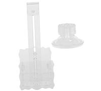 Toyvian Support de Plante Aquatique Acrylique pour Aquarium Pot de Plantation Transparent avec Ventouse et Crochet pour Décoration et Culture de Plantes Aquatiques