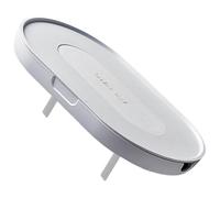 Toyvian Support de Prise Murale Étagère de Rangement Pratique, Plastique Solide, Gestion des Câbles Intégrée, Protection Anti-Poussière, Installation sans Perçage, pour Salon et Bureau