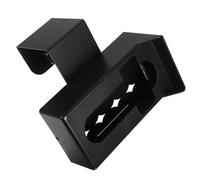 Toyvian Support de Sonnette Vidéo Anti-vol sans Perçage en Abs Métal Noir Protection Météo pour Appartement et Maison Intelligente