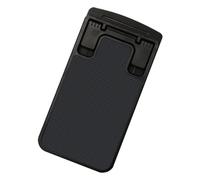 Toyvian Support de téléphone Portable à Angle réglable en Plastique Noir, Pliable et Compact, Forte Assistance Anti-dérapante pour Mobile et Tablette, pour Bureau et Voyage