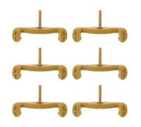 Toyvian Support D'épaule Confortable et Positionnement Précis en Caoutchouc Antidérapant pour Violon 6pcs Adapté pour Violons 1/2-3/4-4/4, pour Performance et Pratique
