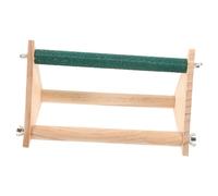Toyvian Support Entraînement pour Perroquet Durable Perchoir Antidérapant Multifonction pour Oiseaux Adapté Bureau et Cage