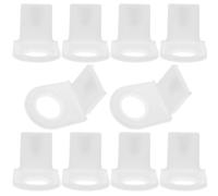 Toyvian Support Mural Auto-Adhésif 10 Pièces pour Porte-Flacons Crochet sans Perçage en Plastique Robuste Rangement Mural pour Shampoing et Gel Salle de Bain Cuisine