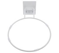 Toyvian Support Mural Blanc en Métal pour Ballon de Basket, Porte-Ballon de Sport Pliable sans Perçage, Étagère Murale Multifonction pour Organiser et Exposer Ballons en Supermarché