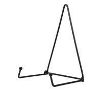 Toyvian Support Mural Pliable en Métal Noir pour Assiettes Design Stable, pour Rangement Mural et Salle de Bain, Étagère Pratique et Solide