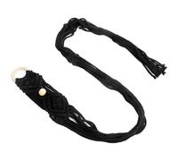 Toyvian Support Mural pour Guitare et Ukulélé en Macramé, Kit Complet Anneau Macramé, à Suspendre Tissée la Main pour Rangement et Décoration Murale