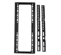 Toyvian Support Mural TV en Métal Noir, Fixation Murale Extensible, Installation Facile pour Écran Plat LED LCD, Compatible Chambre et Salon