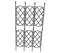 Toyvian Support pour Plantes Grimpantes en Métal Noir 46,5-90 Cm pour Jardin Extérieur Échafaudage De Jardin Décoratif Résistant pour Rosiers Et Clématites