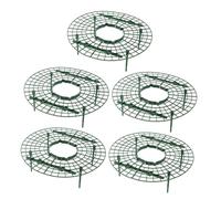 Toyvian Support pour Plantes Grimpantes Et Treillis Végétal en Plastique Vert, Lot De 5 Pièces pour Jardinage D'intérieur, Support De Jardin Robuste pour Cultures Verticales Et Espaces Restreints
