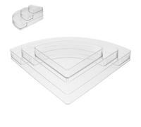 Toyvian Support Présentoir Acrylique Transparent à Niveaux pour Vernis à Ongles et Parfums Organisateur de Bureau Réutilisable Étagère Affichage Décorative et Pratique