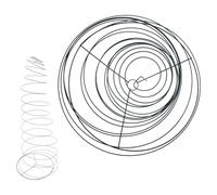 Toyvian Support Spiralé Robuste et Facile à Utiliser Vert 2 Pièces en Acier Inoxydable pour Plants de Tomates pour Jardin et Culture de Vignes Potagères