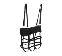 Toyvian Support Ventilateur Suspendu Réglable pour Écuries avec Distributeur de Foin Intégré et pour Circulation Air et Alimentation