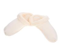 Toyvian Surchaussures D’Hiver Épaisses en Peluche Douce Doublures Chaudes Amovibles pour Sabots Perforés Coton Confortable Taille 37-38 Protection Thermique pour Randonnée et Usage