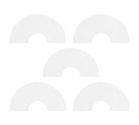 Toyvian Surface Vierge pour Éventail Pliant à Sublimation 33 X 66 Cm, Lot de 5 Pièces en Papier Pliable Blanc, Ventilateurs Pliants Portables pour Personnalisation et Décorations