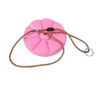 Toyvian Swing for Plastic Round Disc Swing Seat with Flower Design Thickened Material for Balance Coordination Indoor Outdoor Use in Garden Porch Easy to Clean and Maintain