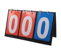 Toyvian Tableau d'affichage Sportif Portable Flipper, Compteur de Score de Basket-Ball à 3 Chiffres, Compteur de Score de Tennis de Table pour Jeux de Sports d'intérieur et d'extérieur