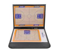 Toyvian Tableau de Basket-Ball Magnétique Pliable en Cuir Synthétique, Accessoire D'entraînement Facile à Transporter Ranger pour Démonstration et Match de Basketball
