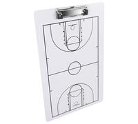 Toyvian Tableau de Basket Effaçable à Sec Double Face Planche Légère pour Entraîneurs Portable pour Matchs Complets