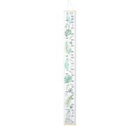 Toyvian Tableau de Croissance Mural pour Garçon et Filles Toise Murale Motif Feuilles de Monstera Décoration Murale pour Chambre Bébé Mesure Précise Hauteur Facile à Suspendre Format