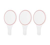 Toyvian Tableau de Score Blanc Tableau de Bord Pratique Effaçable 3pcs Surface Lisse et Flexible pour Juges pour Écriture et Votes