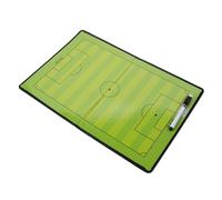 Toyvian Tableau Football Magnétique Portable PVC Tableau Entraînement Pliable avec Effaceur pour Coaching et Compétition
