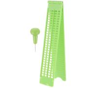 Toyvian Tablette à Doigts Braille Plastique 28 Cellules 4 Lignes Stylet Braille Facile à Utiliser pour Malvoyants Kit Complet