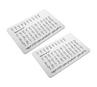 Toyvian Tablette Braille Aveugle Arabe en Aluminium 2pcs avec Points en Relief Précis, Outil Pédagogique Portable pour Rentrée Scolaire à Domicile École