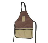 Toyvian Tablier à Outils de Jardinage Vert Imperméable en Tissu Oxford avec Multi-Poches, Ceinture Ajustable Confortable pour Hommes et Femmes, Récolte en Extérieur