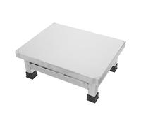 Toyvian Tabouret Acier Inoxydable 201, Compact 31x24x12 Cm, Marchepied Antidérapant Robuste pour Salle de Bain, Hôpital et Laboratoire, Tabouret de Salle de Bain Pratique et Hygiénique