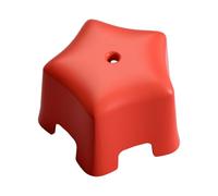Toyvian Tabouret Antidérapant en Plastique PP pour Garçon et Filles, Portable et Empilable, Forme Étoile de Mer Unique, pour Chambre et Salon