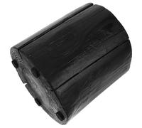 Toyvian Tabouret en Bois Massif Carbone Noir 20 CM Hauteur Tabouret de Souche D’Arbre Polyvalent pour Intérieur et Extérieur Table de Chevet ou Banc à Chaussures Naturel Mobilier