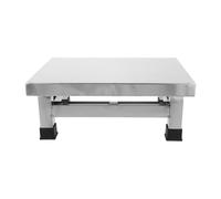 Toyvian Tabouret Marchepied en Acier Inoxydable 201, Antidérapant, Petit Format 31x24x12 Cm, Tabouret de Salle de Bain Noir Étanche, Laboratoire et Usage Médical