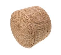 Toyvian Tabouret Tressé Herbe pour Garçon Fille Petit Tabouret de Jardin Multifonctionnel Marchepied pour Changer de Chaussures Design Artisanal Fait Main Adapté Aux Garçons et Filles