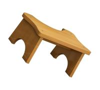 Toyvian Tabouret Wc Bois Massif Stable Marchepied Toilette Pratique pour Garçon Fille et Adultes Escabeau de Salle de Bain Ergonomique