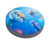 Toyvian Tambour pour Garçon Fille Tambour à Main Cartoon Motif Monde Sous-marin Instrument de Percussion Océan pour Renforcement Main et Jeu Ludique