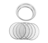 Toyvian Tamis Acier Inoxydable avec Maille Fine Amovible Tamis Jardin Multifonction pour Balcon et Culture Dintérieur Kit pour Tamisage Précis Sol et Compost