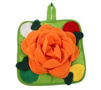 Toyvian Tapis à Renifler pour Lapin Mangeoire Jouet Puzzle Interactif Petit Animal Accessoires pour Cage Réduit Suralimentation Stimulation Naturelle