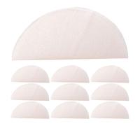 Toyvian Tapis à Vapeur Rond en Coton Blanc 10pcs Doublure de Panier Vapeur Réutilisable Perméabilité à L'air et Résistance à L'usure à Petits Pains